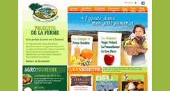 Desktop Screenshot of produitsdelaferme.com
